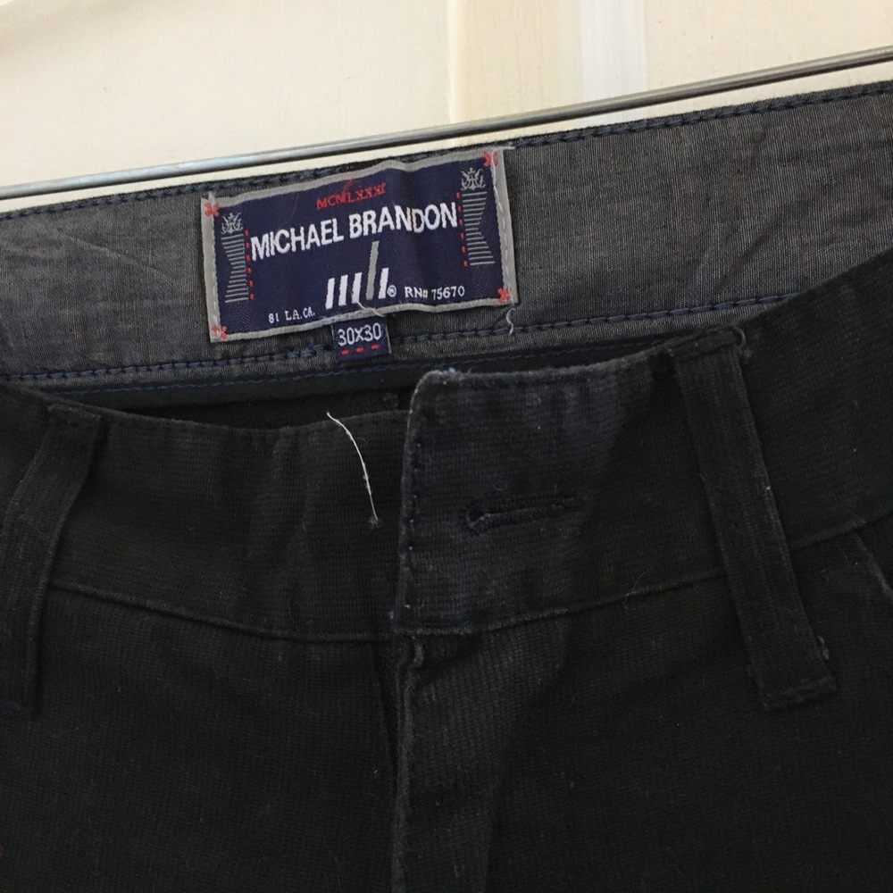 FINAL MARKDOWN Michael Brandon slacks 30 x 30 - Picture 4 of 5